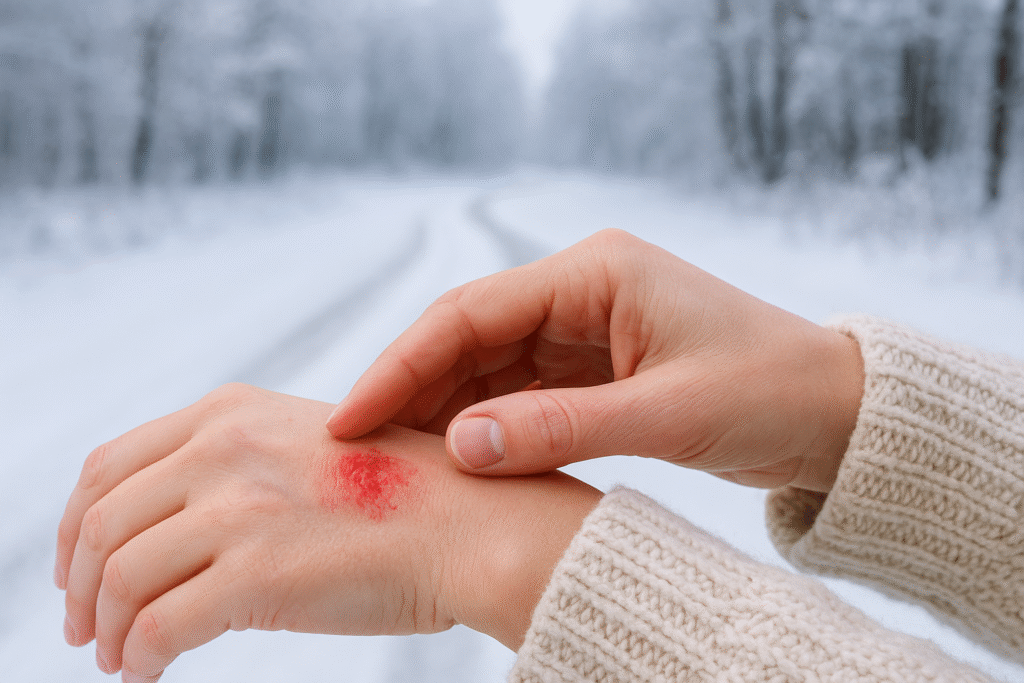 Slow healing wounds in winter