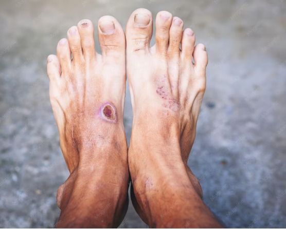 warning signs of diabetic foot ulcers